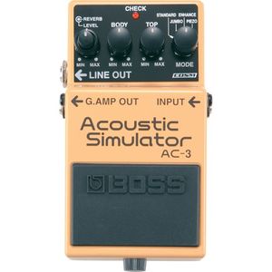 Pedal de efecto Boss AC3 simulador de guitarra acústica