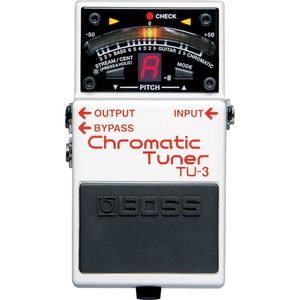 Pedal afinador cromático Boss TU3 para guitarra o bajo