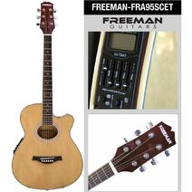 Guitarra electroacústica Freeman FRA95SCET cuerdas metal color natural