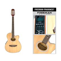Guitarra electroacústica Freeman FRA95NCET - cuerdas nylon - color natural