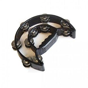 Pandero Baldassare PTWJ220B medialuna color negro (BK)
