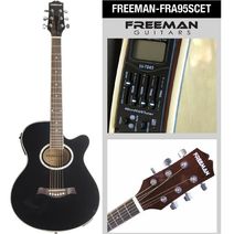 Guitarra electroacústica Freeman FRA95SCET color negro