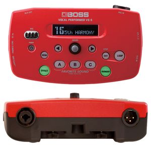Pedal procesador vocal Boss VE5 - color rojo (RD)
