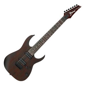 Guitarra eléctrica Ibanez 7 cuerdas RG7421 WNF - color walnut flat