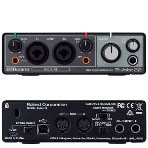 Interfaz de audio Roland RUBIX22 USB - iPad - Mac y PC