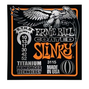 Cuerdas guitarra eléctrica Ernie Ball P03115 COATED SKN-T HVY-B
