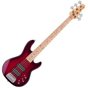 Bajo eléctrico G&L Tribute L2500 - 5 cuerdas - color Redburst