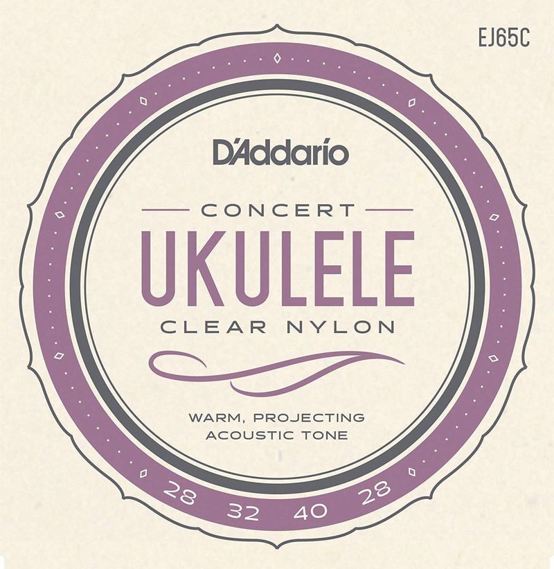EJ65C CUERDAS UKELELE CONCERT CLEAR NYLON DADDARIO