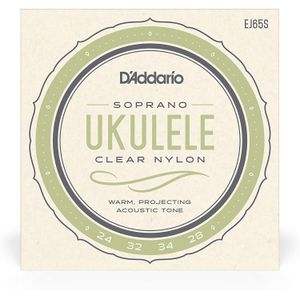 Cuerdas Ukelele Soprano Nylon Daddario EJ65S