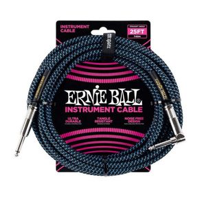 Cable Instrumento Blk/Blue 7,5 M Ernie Ball P06060