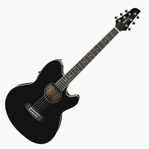 Guitarra electroacústica Ibanez TCY10E - color black high gloss (BK)