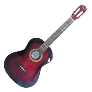 Guitarra Acustica Nylon 39" Vizcaya ARCG44 Color Rojo