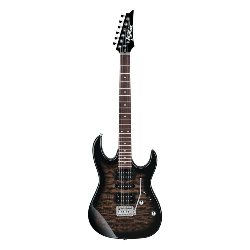 ibanez-grx70qa-tks-transparent-black-sunburst