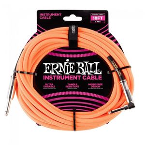 Cable Instrumento 5.4 Metros Neon Ernie Ball P06084