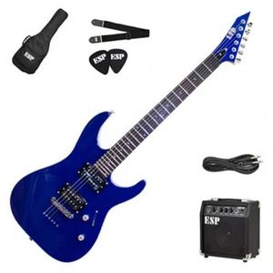 Pack Guitarra Electrica LTD M-10 Color Blue