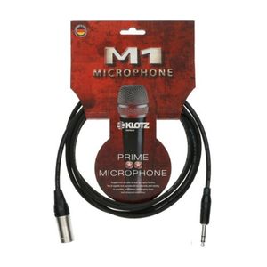 Cable Klotz XLR macho-Plug estéreo M1MS1K0300 - color negro - 3 metros