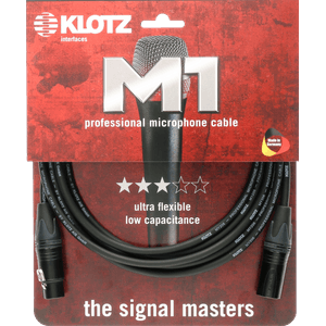 Cable de micrófono Klotz M1FM1N1500 XLR Neutrik de 15 metros