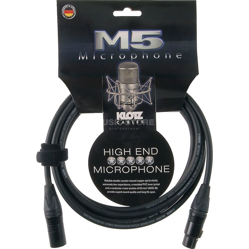 Klotz Câble M1 Pro XLR mâle/femelle, 10m - Câble micro - Maroc
