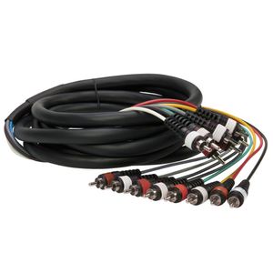 Cable Multi RCA M a RCA M Reloop de 3 metros