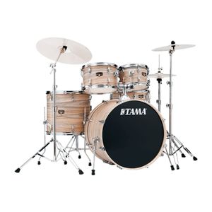 Batería Tama Imperialstar IE50H6W de 5 piezas color Natural Zebrawood Wrap
