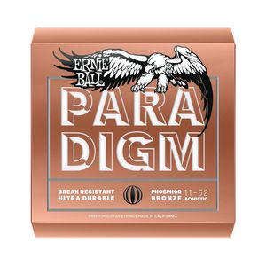 Cuerdas de guitarra Ernie Ball P02078 PARADIGM LIGHT PHOSPHOR 11/52