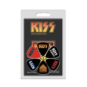 Pack 6 uñetas Perri's Leathers LP-KISS2