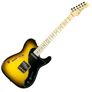 Guitarra eléctrica G&L Asat classic thinline 2 tone sunburst RWN