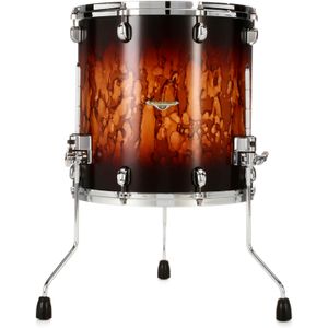 Floor Tom Tama Starclassic Maple MAF1414 14"- Molten Satin Brown Burst