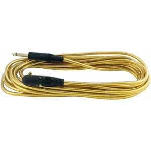 Cable de instrumento Rockcable RCL30256D6 GOLD con conector en ángulo recto - 6 metros