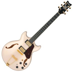 Guitarra eléctrica Hollow Ibanez AMH90 - Ivory