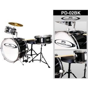 Batería para niño Powerdrums PD-02 color negro