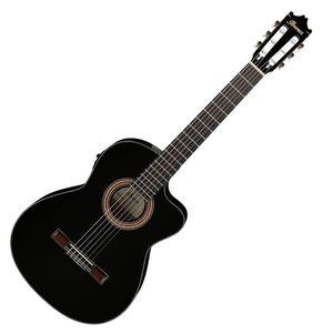 Guitarra electroacústica Ibanez GA11CE cuerdas de nylon - Black High Gloss