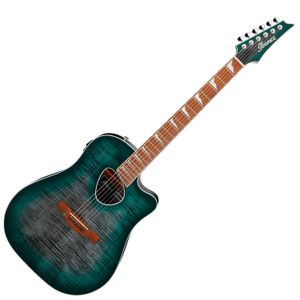 Guitarra electroacústica Ibanez ALT30FM Alstar Emerald Doom Burst