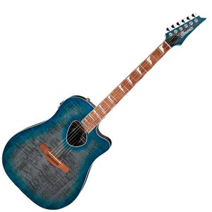 Guitarra electroacústica Ibanez ALT30FM Alstar Blue Doom Burst
