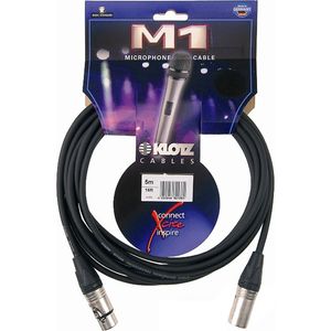 Cable de micrófono Klotz M1FM1N1000 XLR Neutrik de 10 metros