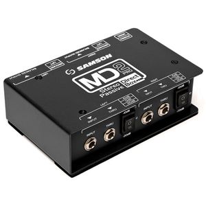 Caja directa pasiva estéreo Samson MD2PRO