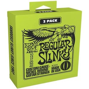 Pack de cuerdas para guitarra eléctrica Ernie Ball P03221