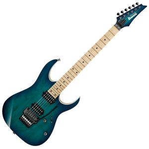 Guitarra eléctrica Ibanez RG652AHM Prestige - Nebula Green Burst