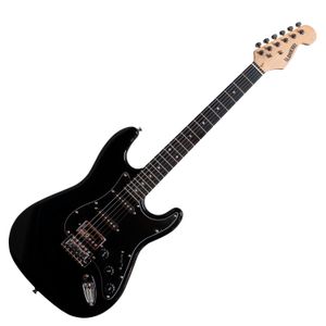 Guitarra eléctrica Glamberry Strat BK HSS