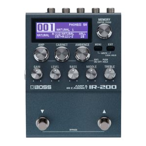 Pedal de efecto Boss IR-200 Amp &amp; IR Cabinet