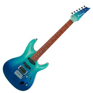 Guitarra eléctrica Ibanez SA260FM color Blue Reef Radiation