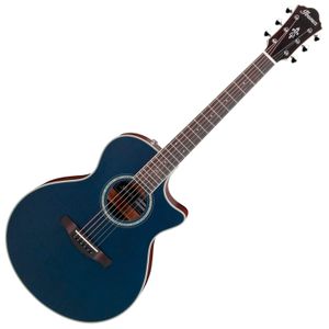 Guitarra electroacústica Ibanez AE200JR color Dark Tide Blue Flat