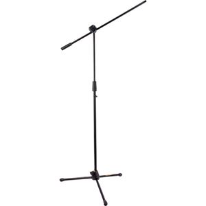 Atril con soporte doble de micrófono Hercules MS434B Stage Series con boom
