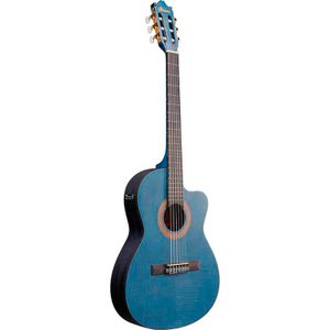 Guitarra electroacústica Ibanez Classical GA5FMTCE - Open Pore Blueberry