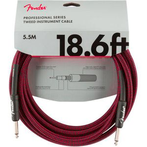 Cable de instrumento Fender Professional series 5,5m recto/recto - Tweed Red