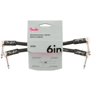 Pack de cables patch Fender 15cm 2 unidades angulado/angulado