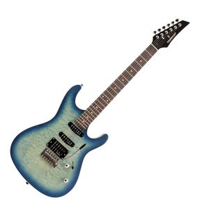 Guitarra Eléctrica Freeman SSA - Quilted Turquoise Blue