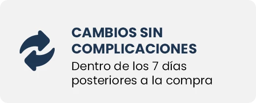 Cuadro informativo cambios sin complicaciones dentro de los 7 días 