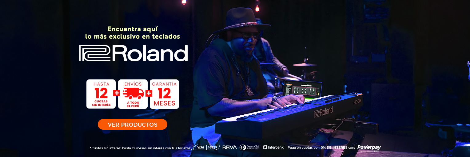 Lo mejor de Roland está en Audiomusica.com.pe​