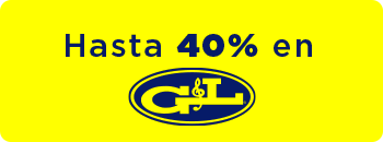 G&L CON HASTA 40% dcto